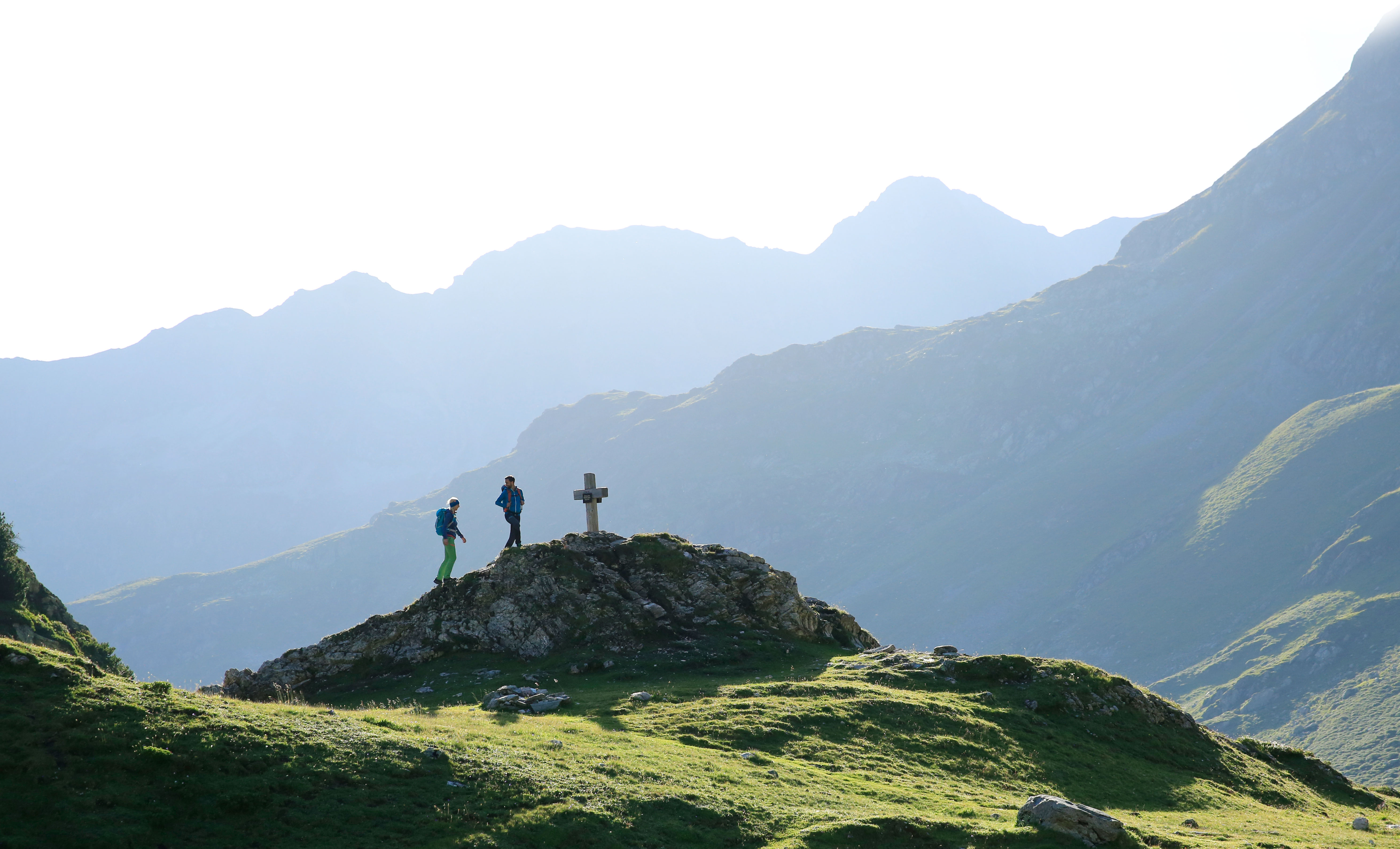 Wanderung, Berge im Sommer